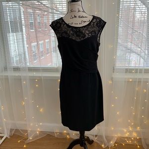 Black cocktail dress